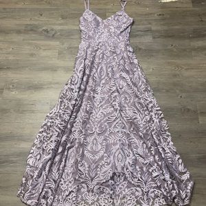 NEW Lavender lace prom dress (size 9)